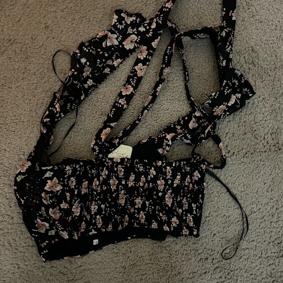 Free people floral crop and maxi skirt set size 6 - Picture 3 of 3